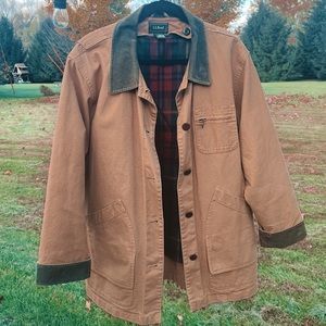 LL Bean Plaid Lined Shacket